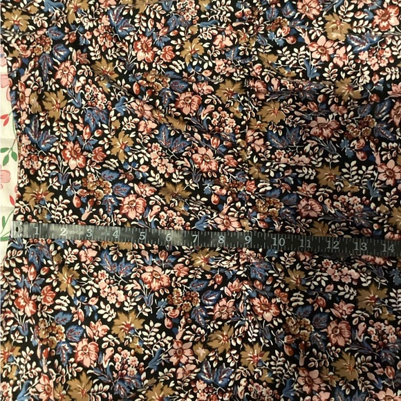Veronica Beard Size XL Black Multicolor Floral Long Sleeve Dress - Picture 12 of 14